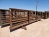 (7) 24' Freestanding Cattle Panels one with 10' Gate