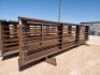 (7) 24' Freestanding Cattle Panels one with 10' Gate