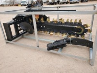 Unused Greatbear Trencher, Skid Steer Attachment