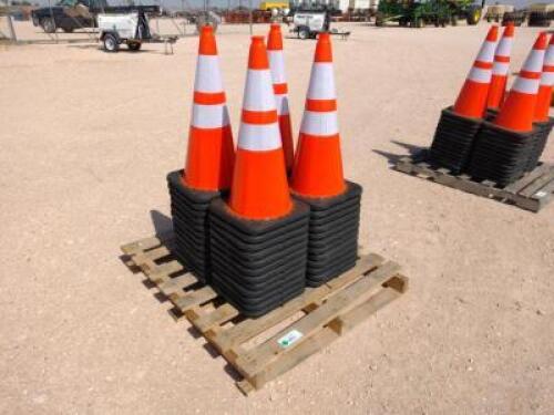 (50) Unused Safety Road Cones