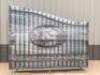 Unused Greatbear 20 Ft Bi-Parting Wrought Iron Gate with "DEER" Artwork.