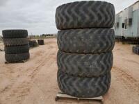 (4) 20.5R26 Loader Tires