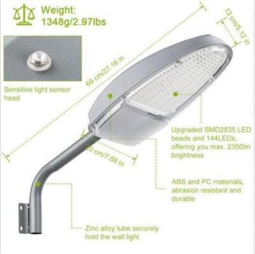 Outdoor LED Street Light 2350 LM Light