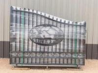 Unused Greatbear 20 Ft Bi-Parting Wrought Iron Gate with "DEER" Artwork.