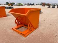 Unused Greatbear (1CY) Self Dumping Hopper, Hopper has Forklift Pockets