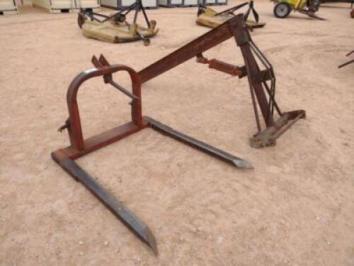 3 PT Bale Fork / Home Made 3-Point Hydraulic Hoist