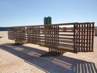 (8) 24' Freestanding Cattle Panels one with 8' Gate