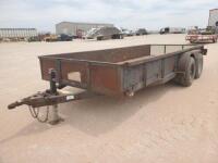 Shop Made 16 Ft Utility Trailer ( Bill of Sale Only)