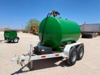 Transfer Fuel Tank Trailer 750 Gallon Tank with Pump