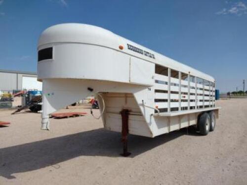 20Ft x 5Ft Gooseneck Livestock Trailer