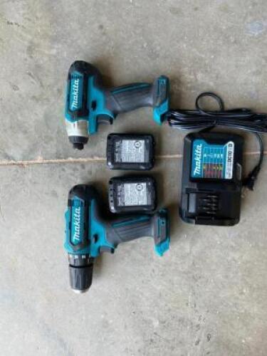 Unused Makita 12V Combo Drill Set