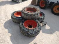 Solid Rubber Tires for Bobcat Skid Steer