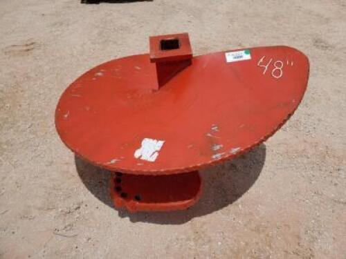 48'' Auger with 3" Square Kelly Box