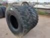 (2) Motor Grader Tires