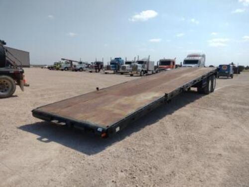 1974 Flat Bed Winch Trailer with 5th Wheel