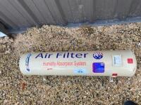 Unused Air Filter Humidity Absorption System