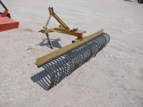 7Ft Countyline 3 PT Hitch Rake