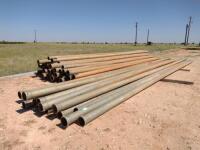 Approx (48) Joints of 5''& 6'' aluminum irrigation pipe 30 ft Joints (16) Joints 6'' 40ft Joints