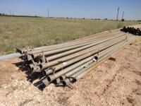 Approx (32) Joints of 4'' aluminum irrigation pipe 30 ft Joints