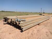 Approx (73) Joints of 6'' aluminum irrigation pipe 30 ft Joints