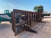 (10) 24' Freestanding Cattle Panels one with 8Ft Gate