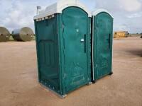 (2) Poly Portable Toilets