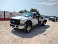2006 Ford F-550 Flat Bed Truck