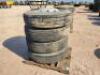 (4) Truck Wheels/Tires 11 R 22.5 14PR