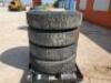 (4) Truck Wheels/Tires 11 R 22.5