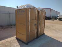 (2) Poly Portable Toilets