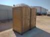 (2) Poly Portable Toilets