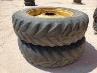 (2) Tractor Wheels & Tires 18.4 R 42