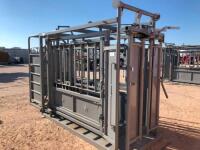 Unused Tres Estrellas  Cattle Chute with Palpation Cage