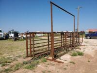 (4) 24' Freestanding Cattle Panels (1) 12' Gate with 9' Overhead