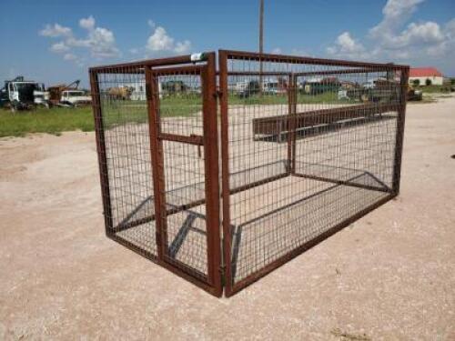 Steel Pipe Dog Cage 5ft X 10ft, 5ft Tall