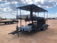 Custom Smoker BBQ Trailer, Big Tex Trailer