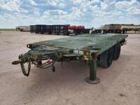 1994 Bumper Pull Military 5 Ton Flat Bed Trailer