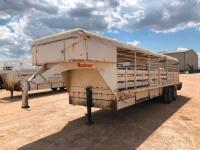 24 Ft x 74" Neckover Livestock Trailer