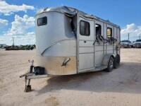 18 Ft x 72" Calico Bumper Pull Livestock Trailer