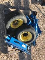 PALLET OF LANDOLL CYLINDERS AND GUAGE WHEELS