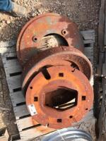 6 CASE TRACTOR WHEEL WEIGHTS