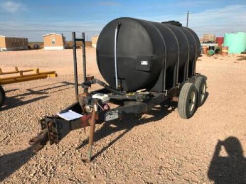  WYLIE 1000 GALLON T.A. WATER NURSE TRAILER