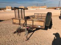 12’ S.A. BUMPER PULL UTILITY TRAILER W/ DOVETAIL