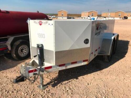 2013 THUNDER CREEK 1000 GALLON MODEL ADT990 T.A. FUEL TRAILER