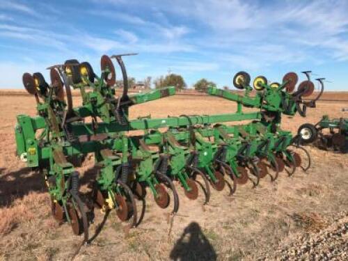 16 ROW JOHN DEERE ROW CULTIVATOR, 30" ROW SPACING