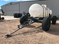  WYLIE 1600 GALLON ALL STEER WATER NURSE TRAILERS W/ 300 GALLON ADD ON REAR TANK