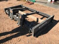 KUBOTA 7’ SKID STEER MOUNT BOX BLADE