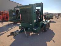 John Deere 6090H Engine on Trailer