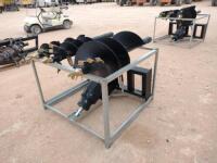 Unused Greatbear Skid Steer Auger Attachment