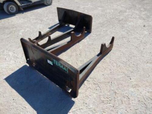 (2) Reel holder Skid Steer Attachments